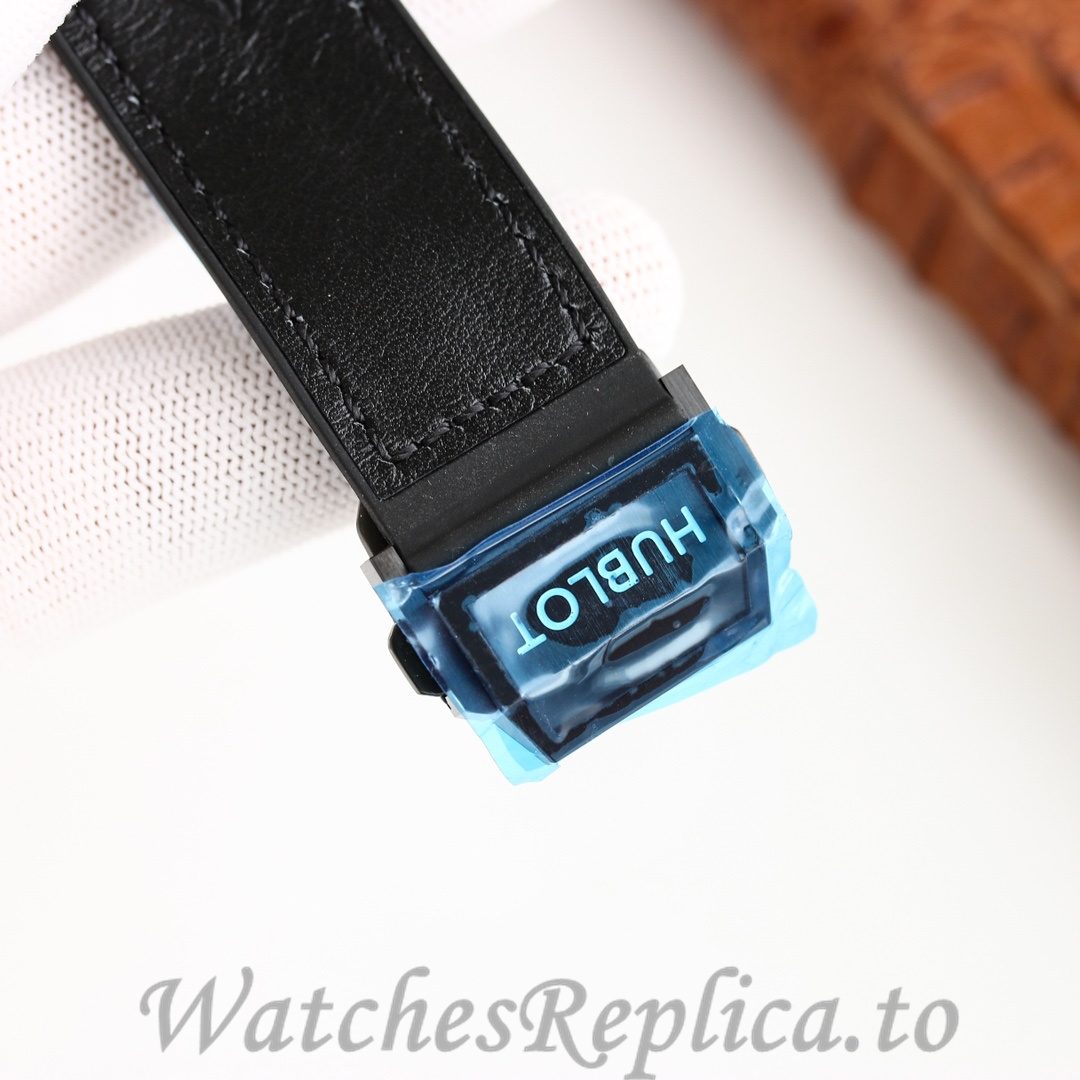 Hublot Replica Big Bang Elemental Material Chronograph v2 Rubber strap 45MM - WatchesReplica.is