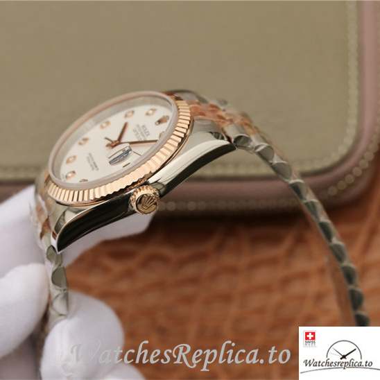 Swiss Rolex Datejust Replica 116231-0060 Stainless steel strap 36MM - WatchesReplica.is