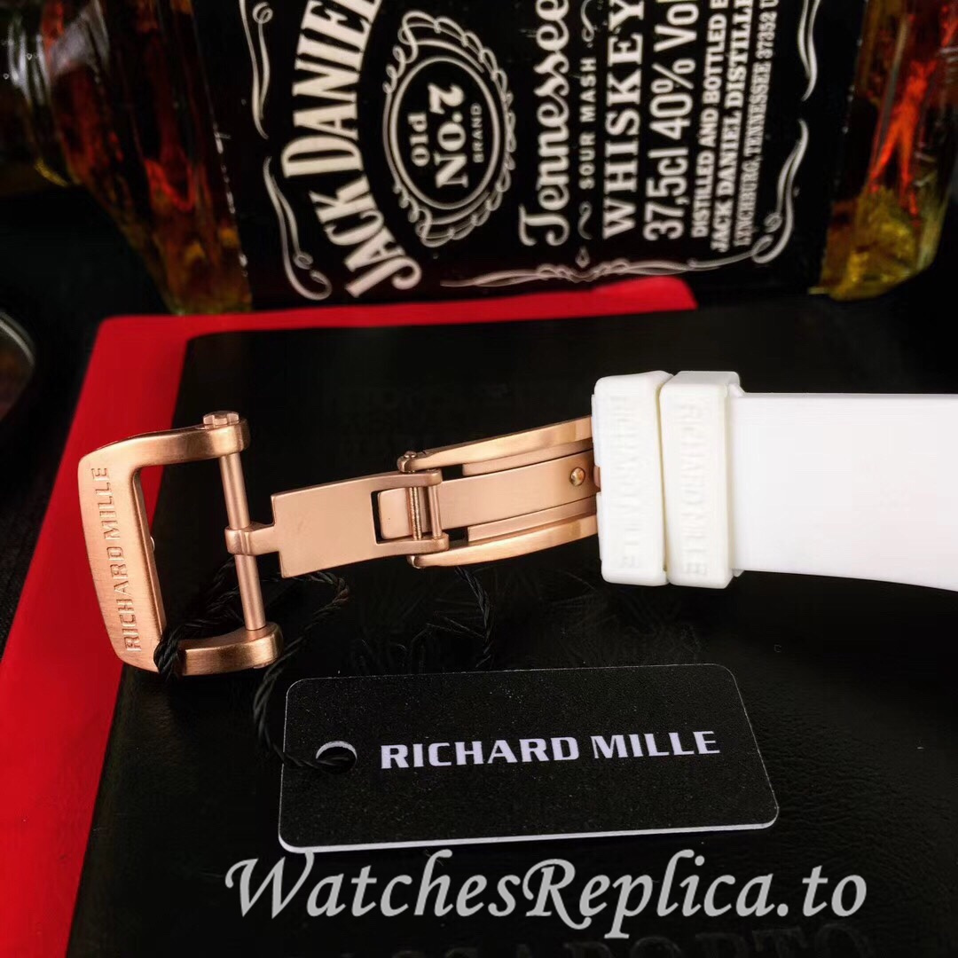 Richard Mille Replica RM010 Rubber strap 49MM - WatchesReplica.is