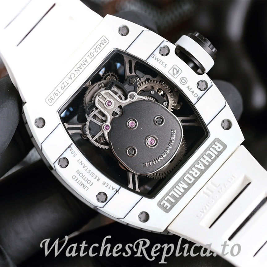 Richard Mille Replica RM052 Rubber strap 50MM - WatchesReplica.is