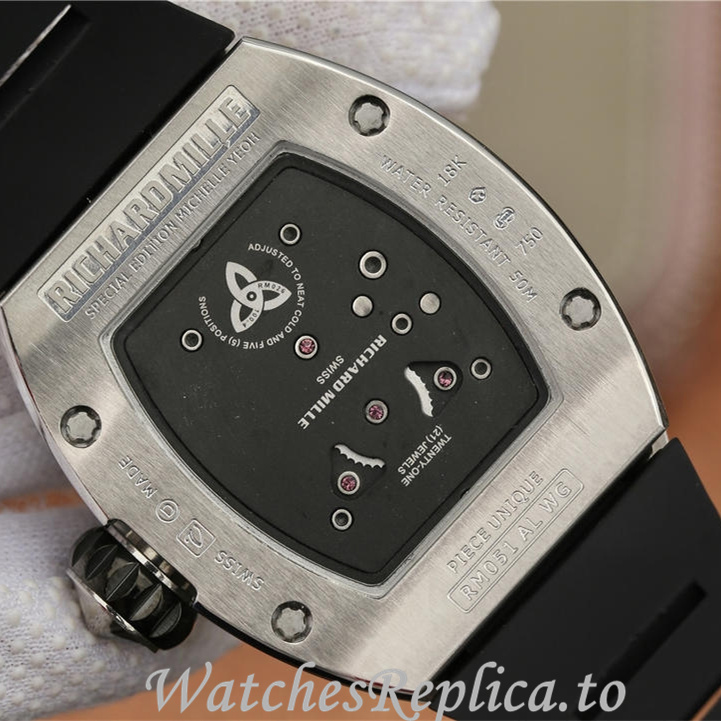 Richard Mille Replica RM19-01 Rubber strap 50MM - WatchesReplica.is