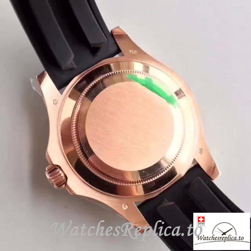 Swiss Rolex Yacht Master Replica 116655 Black Bezel 40MM - WatchesReplica.is
