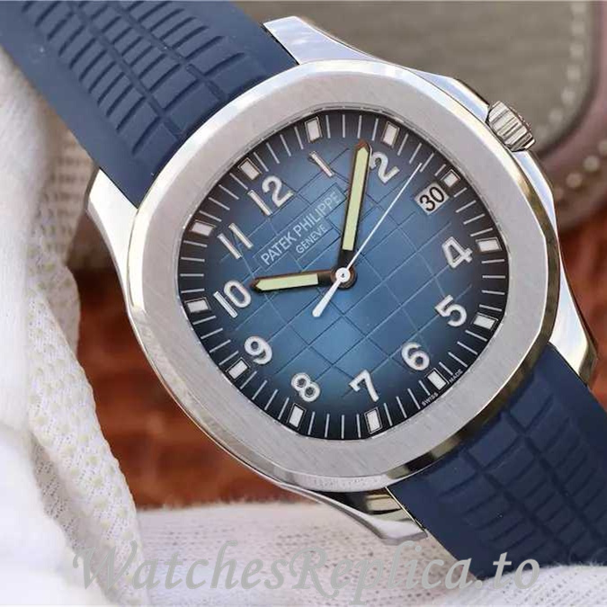Patek Philippe Replica Aquanaut Rubber strap 42MM - WatchesReplica.is