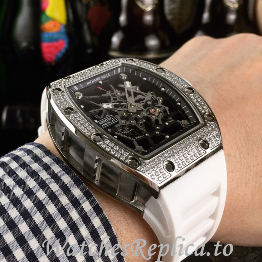 Richard Mille Replica RM035-AMERICA5 Rubber strap 50MM - WatchesReplica.is