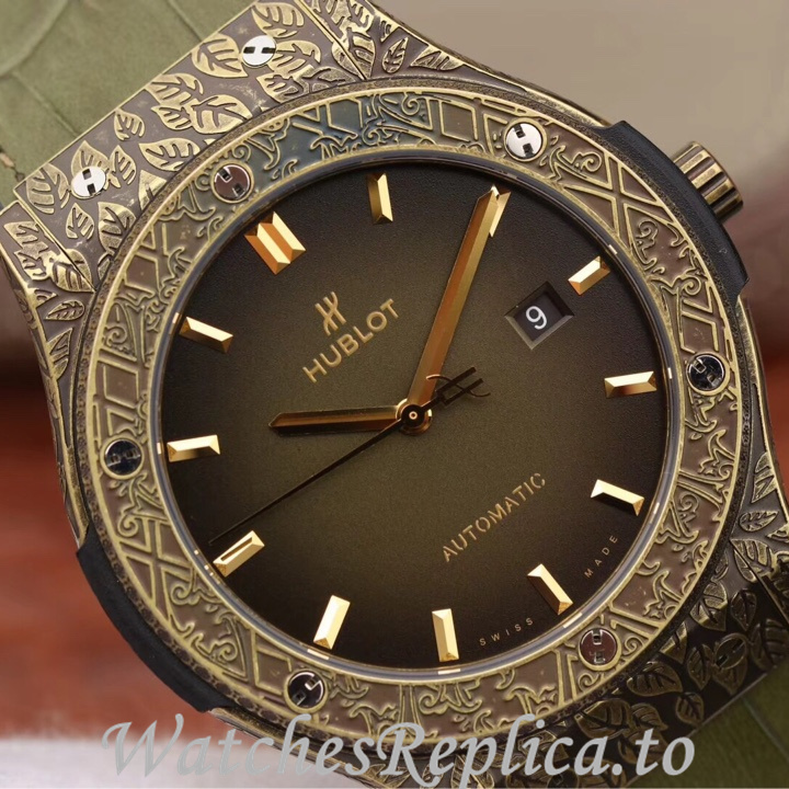 Hublot Replica Classic Fusion Series Leather strap 45MM - WatchesReplica.is