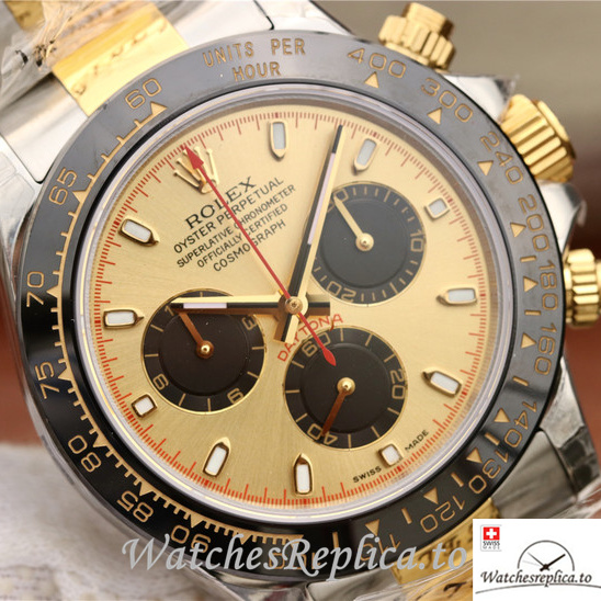 Swiss Rolex Daytona 116508 Stainless steel strap 40MM - WatchesReplica.is