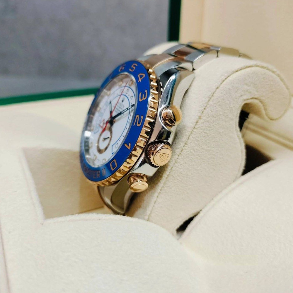Rolex Yacht-Master II White Dial 116681 - WatchesReplica.is