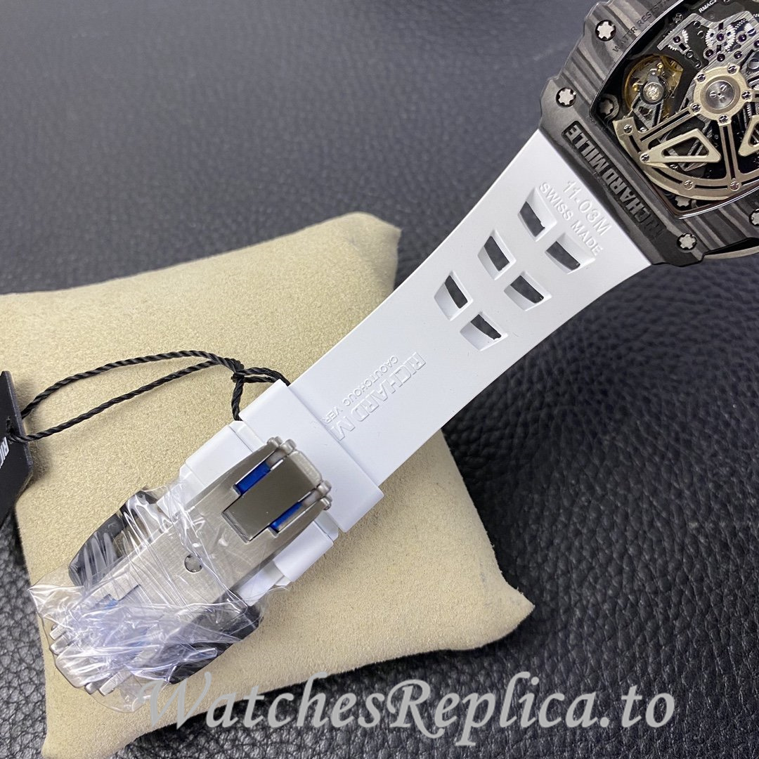 Richard Mille Replica RM-011 Rubber strap 50MM - WatchesReplica.is