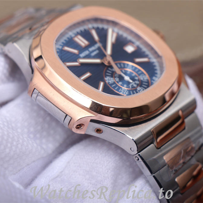 Patek Philippe Replica Nautilus 5980 Stainless steel strap 40.5MM - WatchesReplica.is