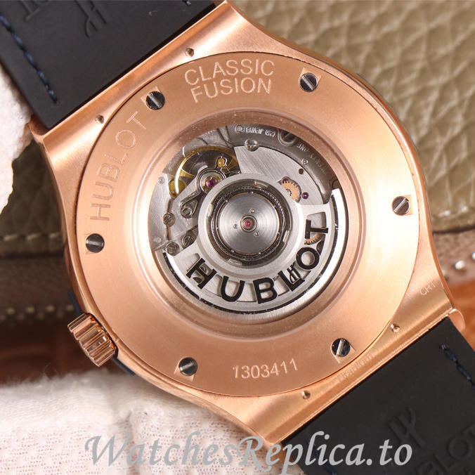Hublot Replica Classic Fusion Series Leather strap 45MM - WatchesReplica.is