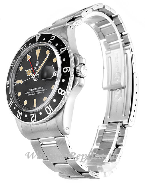 Rolex GMT Master Black Dial 1675 - WatchesReplica.is