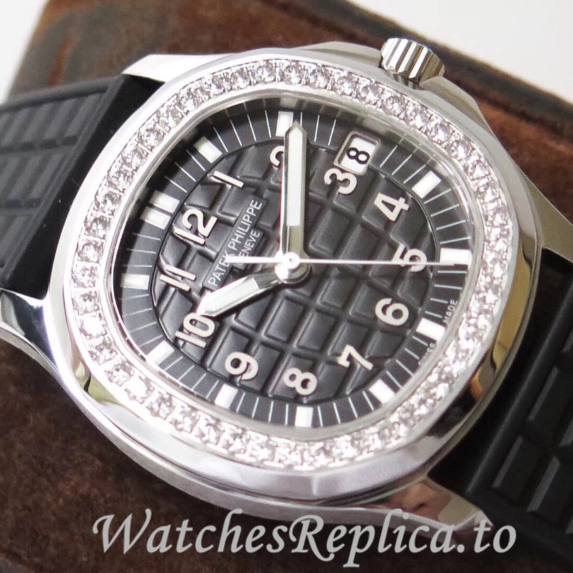 Patek Philippe Replica Aquanaut Rubber strap 35.6MM - WatchesReplica.is