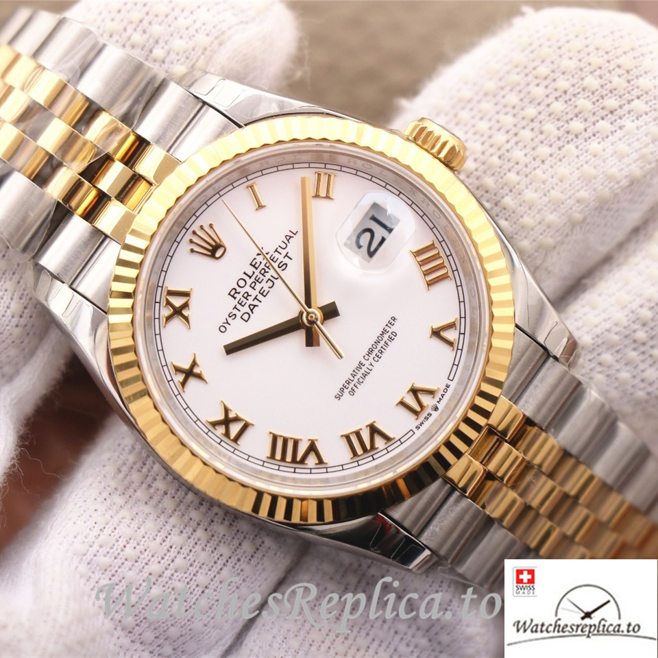 Swiss Rolex Datejust Replica 126233 Stainless steel strap 36MM - WatchesReplica.is