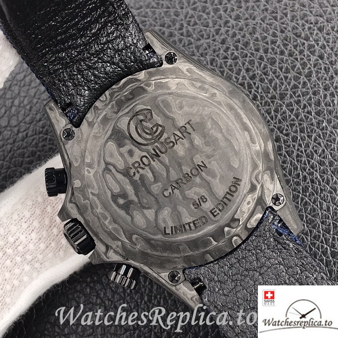 Swiss Rolex Daytona Replica Blue Canvas strap 40MM Blue Dial - WatchesReplica.is