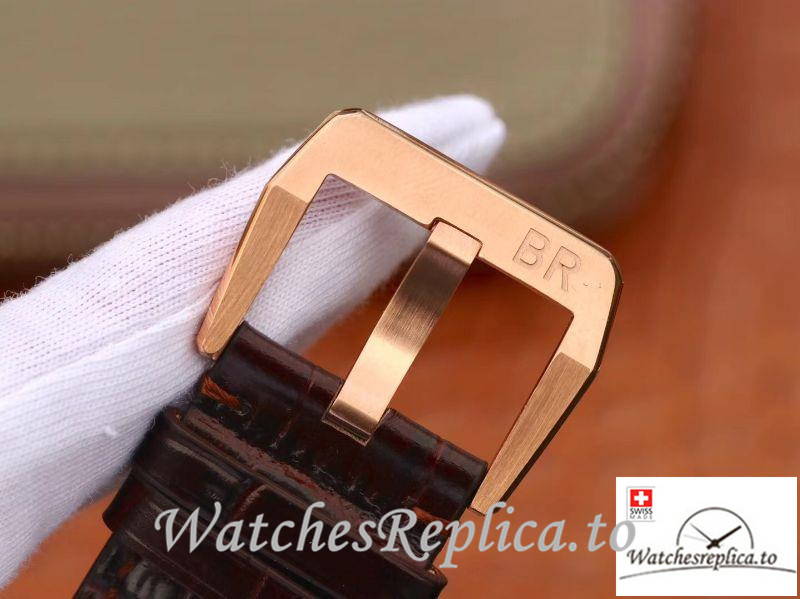 Swiss Bell & Ross Replica BR-X2 Brown Strap 42.5MM - WatchesReplica.is