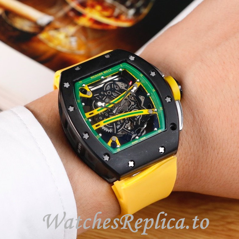 Richard Mille Replica RM61-01 Rubber strap 50MM - WatchesReplica.is