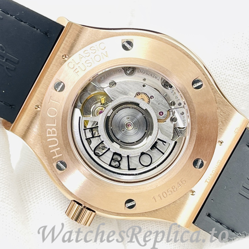 Hublot Replica Big Bang Sang Bleu Leather strap 42MM - WatchesReplica.is