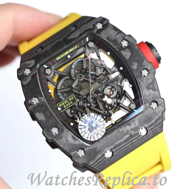 Richard Mille Replica RM35-02 Rubber strap 50MM - WatchesReplica.is