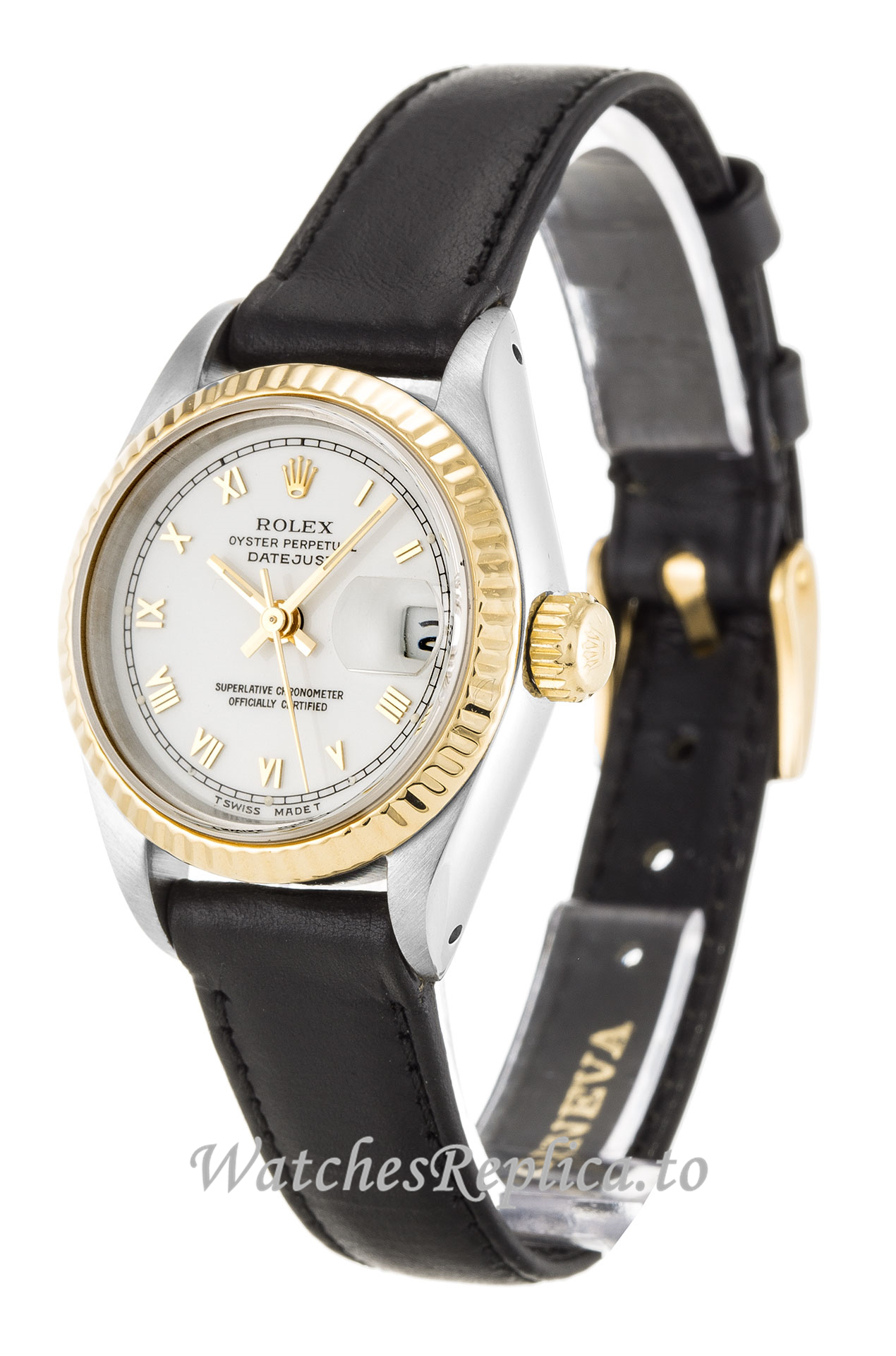 Rolex Datejust Lady White Dial 69173 26MM - WatchesReplica.is