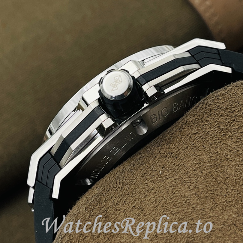 Hublot Replica Big Bang Sang Bleu II Rubber strap 45MM - WatchesReplica.is