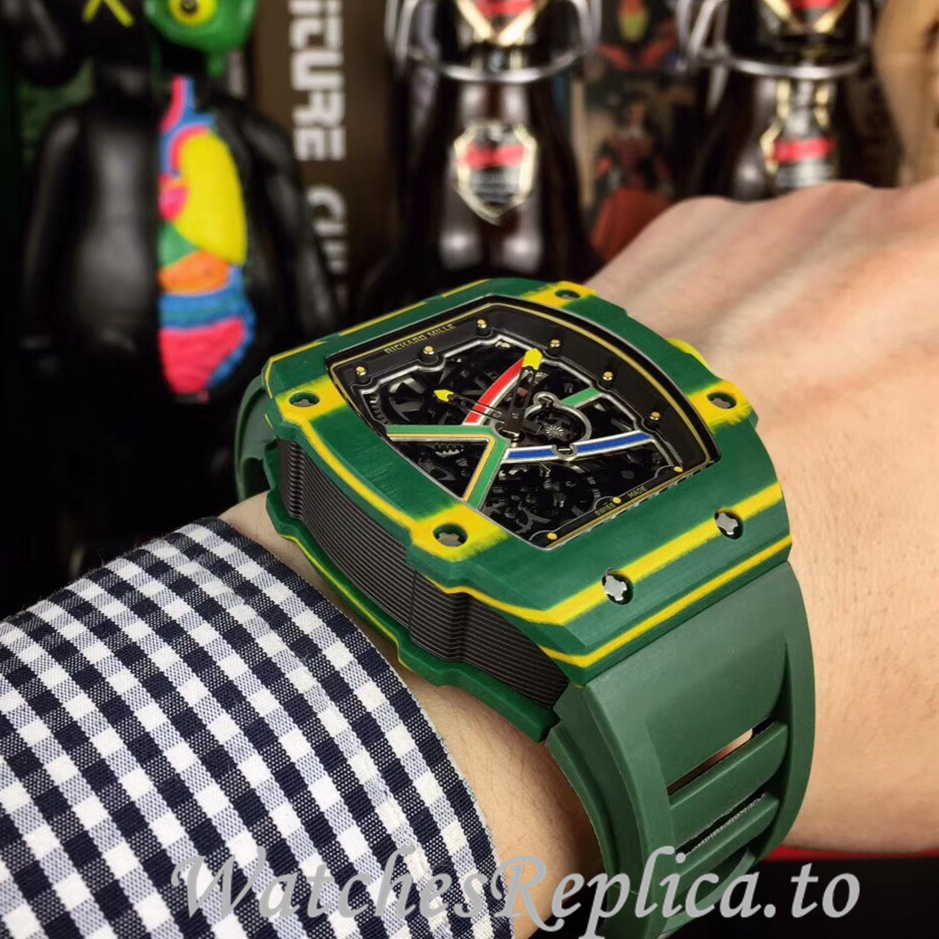 Richard Mille Replica RM67-02 Rubber strap 38.70x47.52MM - WatchesReplica.is