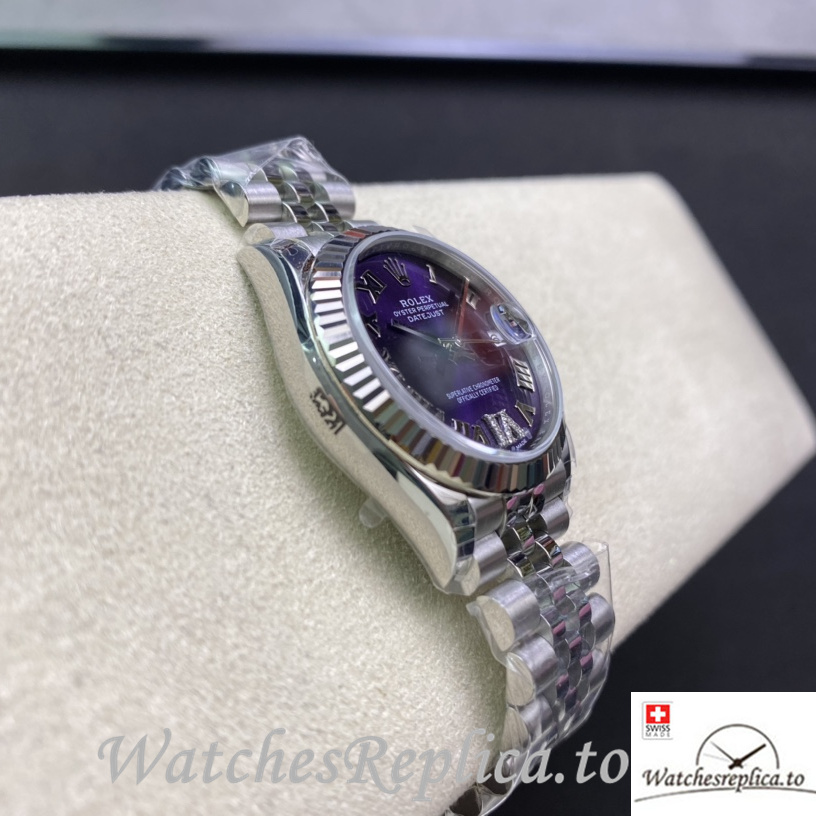 Swiss Rolex Datejust 278274 Replica Stainless steel strap 31MM - WatchesReplica.is