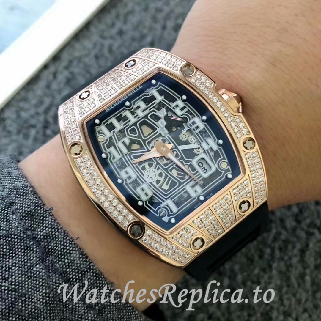 Richard Mille Replica RM67-01 Rubber strap 48MM - WatchesReplica.is