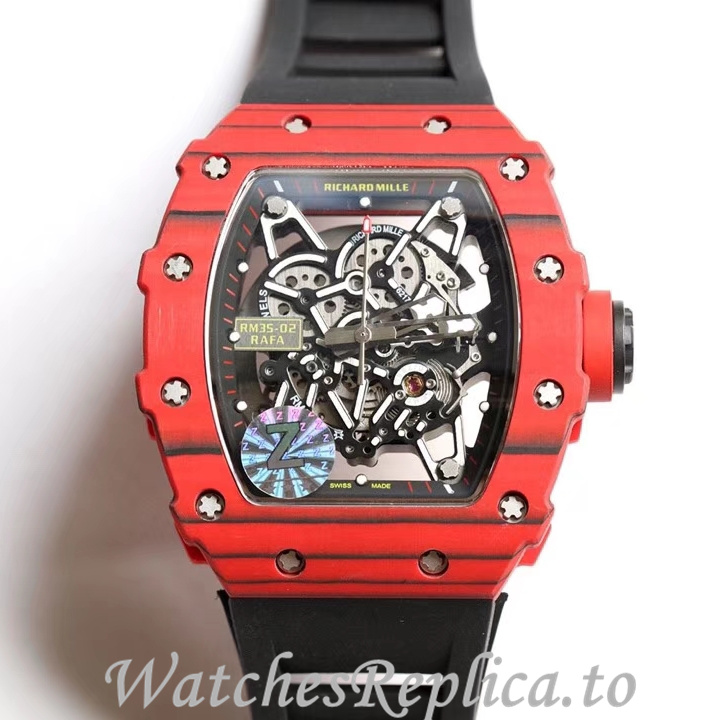 Richard Mille Replica RM35-02 Rubber strap 50MM - WatchesReplica.is