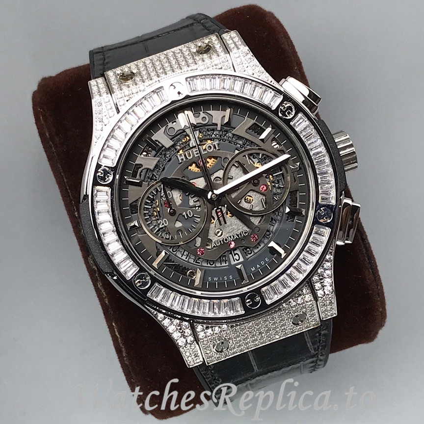 Hublot Replica Classic Fusion Leather strap 45MM - WatchesReplica.is