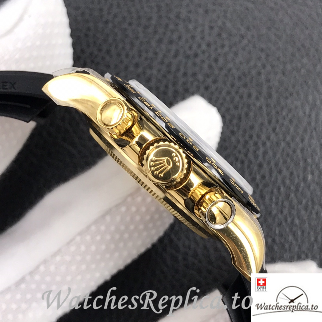 Swiss Rolex Daytona Replica 116518LN Rubber strap 40MM - WatchesReplica.is