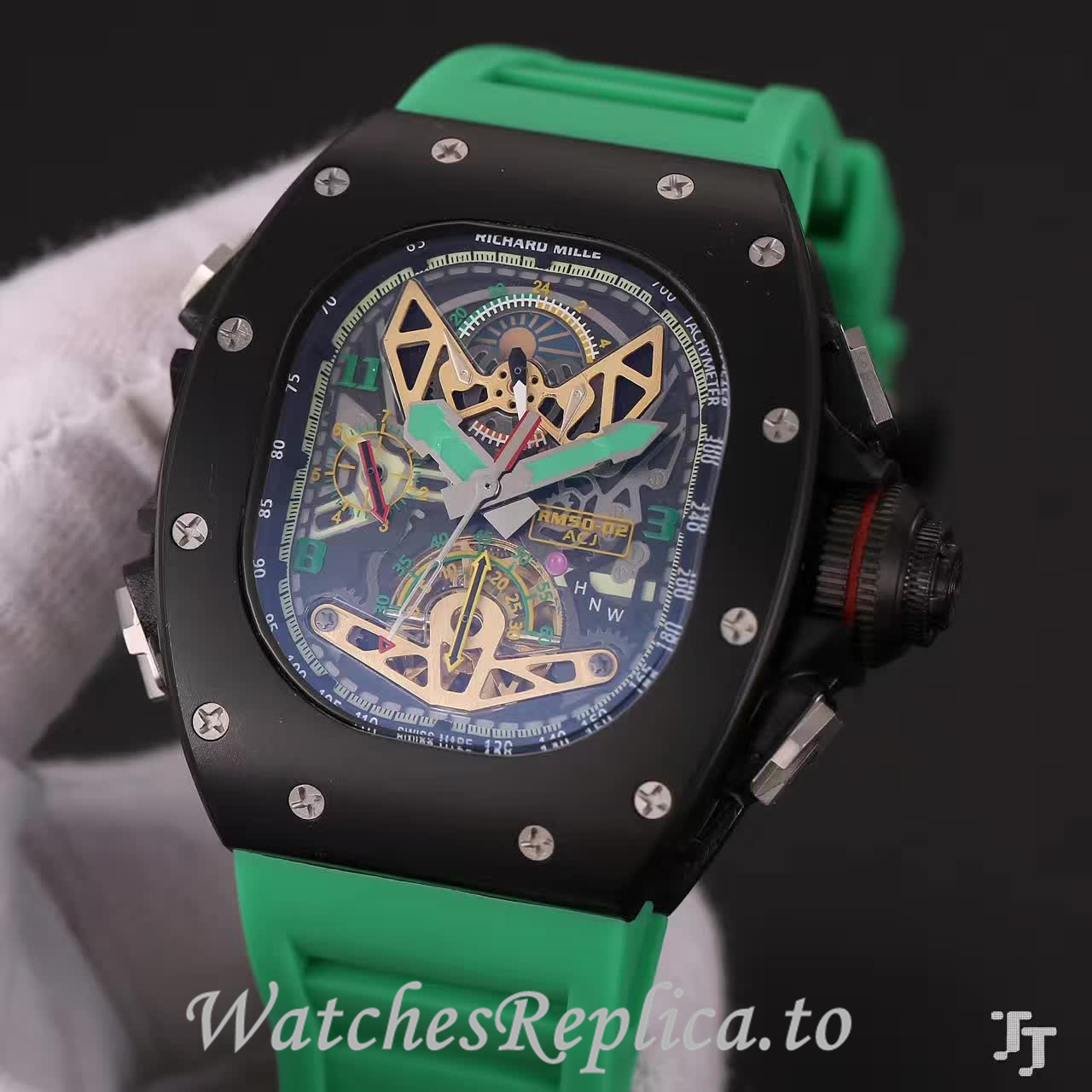 Richard Mille Replica RM50-02 Rubber strap 41MM - WatchesReplica.is