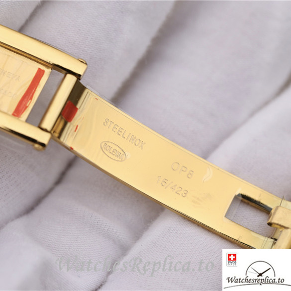 Swiss Rolex Daytona Replica 116598RBOW Yellow Gold strap 40MM - WatchesReplica.is