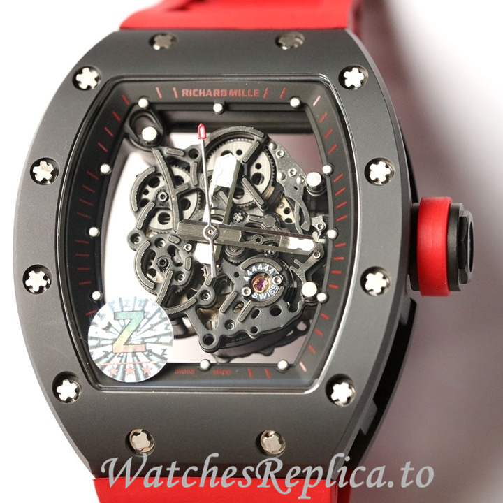 Richard Mille Replica RM055 Rubber strap 50MM - WatchesReplica.is