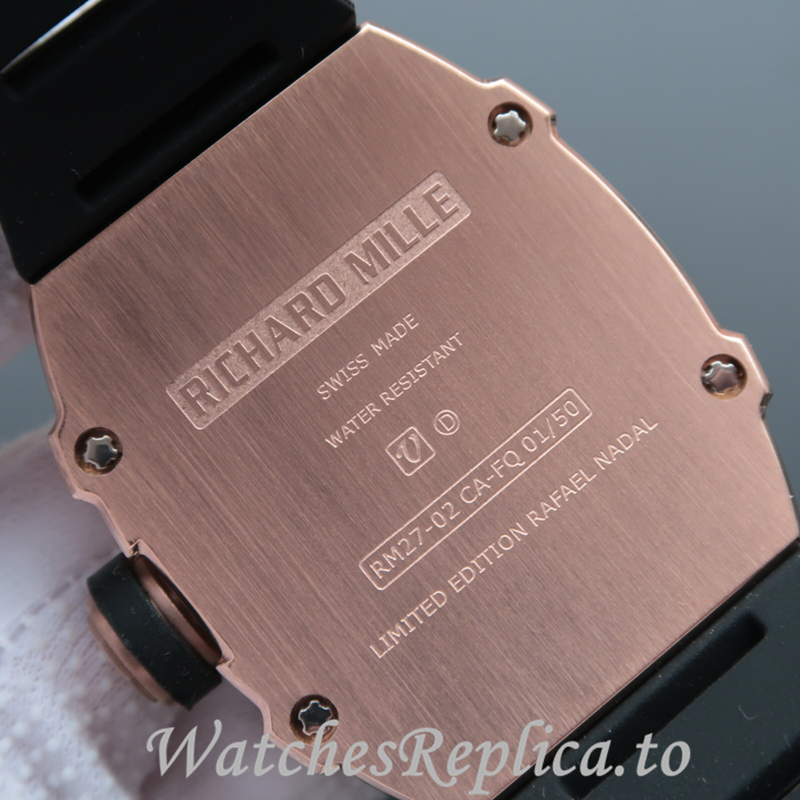 Richard Mille Replica RM27-02 Rubber strap 50MM - WatchesReplica.is