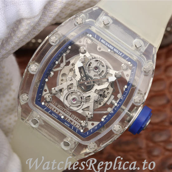 Richard Mille Replica RM56-01 Rubber strap 50MM - WatchesReplica.is