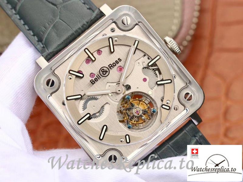 Swiss Bell & Ross Replica BR-X2 001 Black Strap 42.5MM - WatchesReplica.is