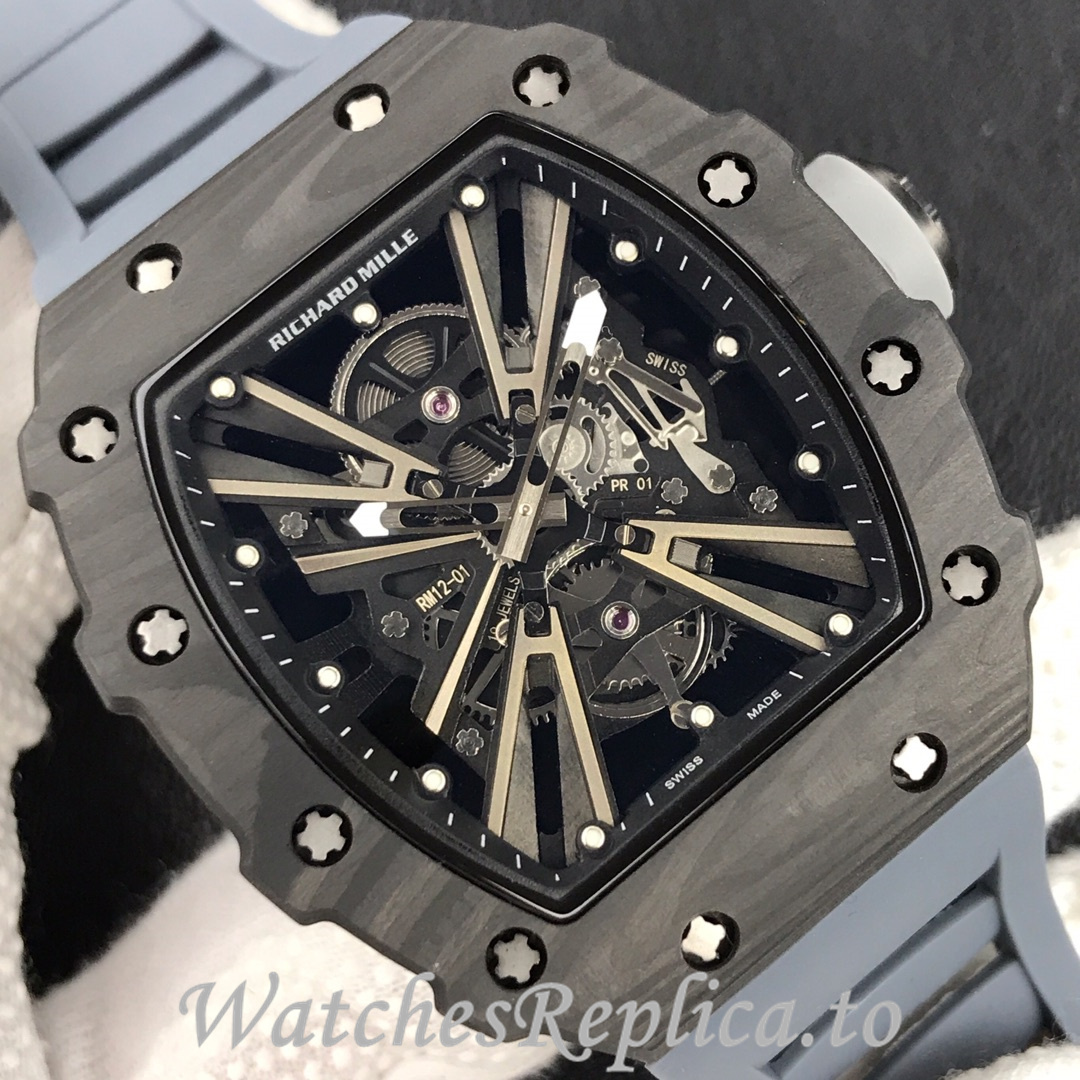 Richard Mille Replica RM12-01 Rubber strap 50MM - WatchesReplica.is