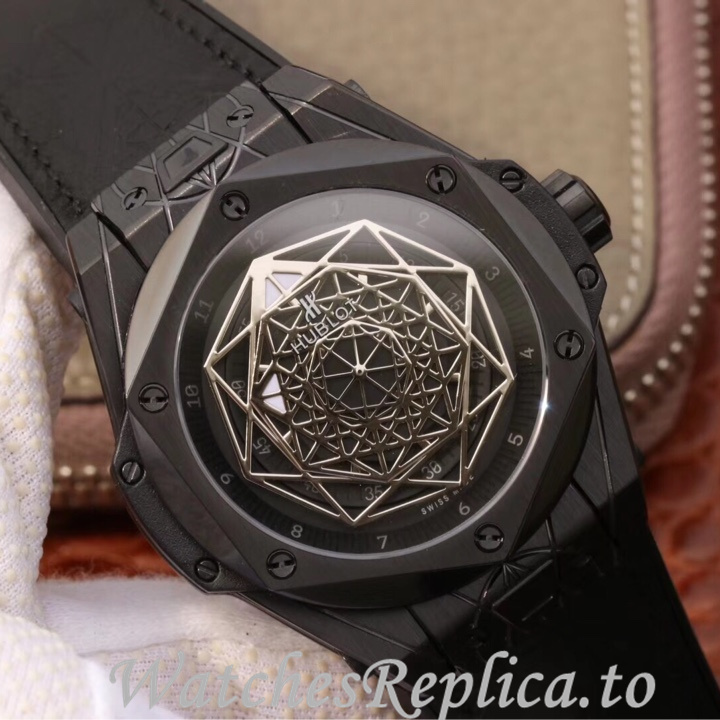 Hublot Replica 415.NX.1112.VR.MXM16 Rubber strap 45MM - WatchesReplica.is