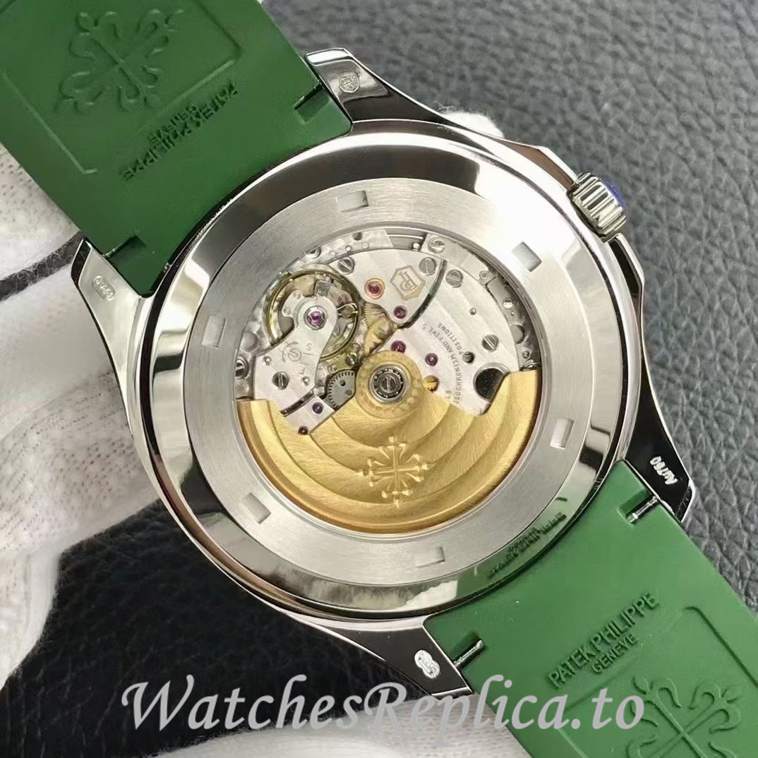 Patek Philippe Replica Aquanaut 5168G Rubber strap 40MM - WatchesReplica.is