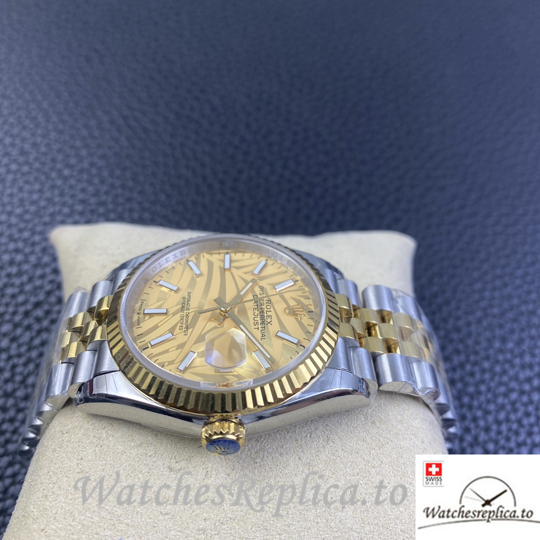 Swiss Rolex Datejust Replica 126233 Stainless steel strap 36MM - WatchesReplica.is