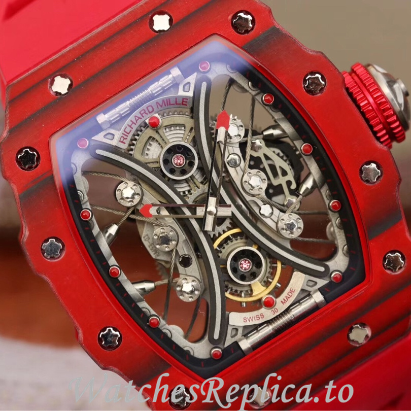 Richard Mille Replica RM53-01 Rubber strap 50MM - WatchesReplica.is