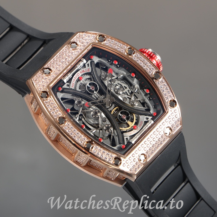 Richard Mille Replica RM53-01 Rubber strap 50MM - WatchesReplica.is