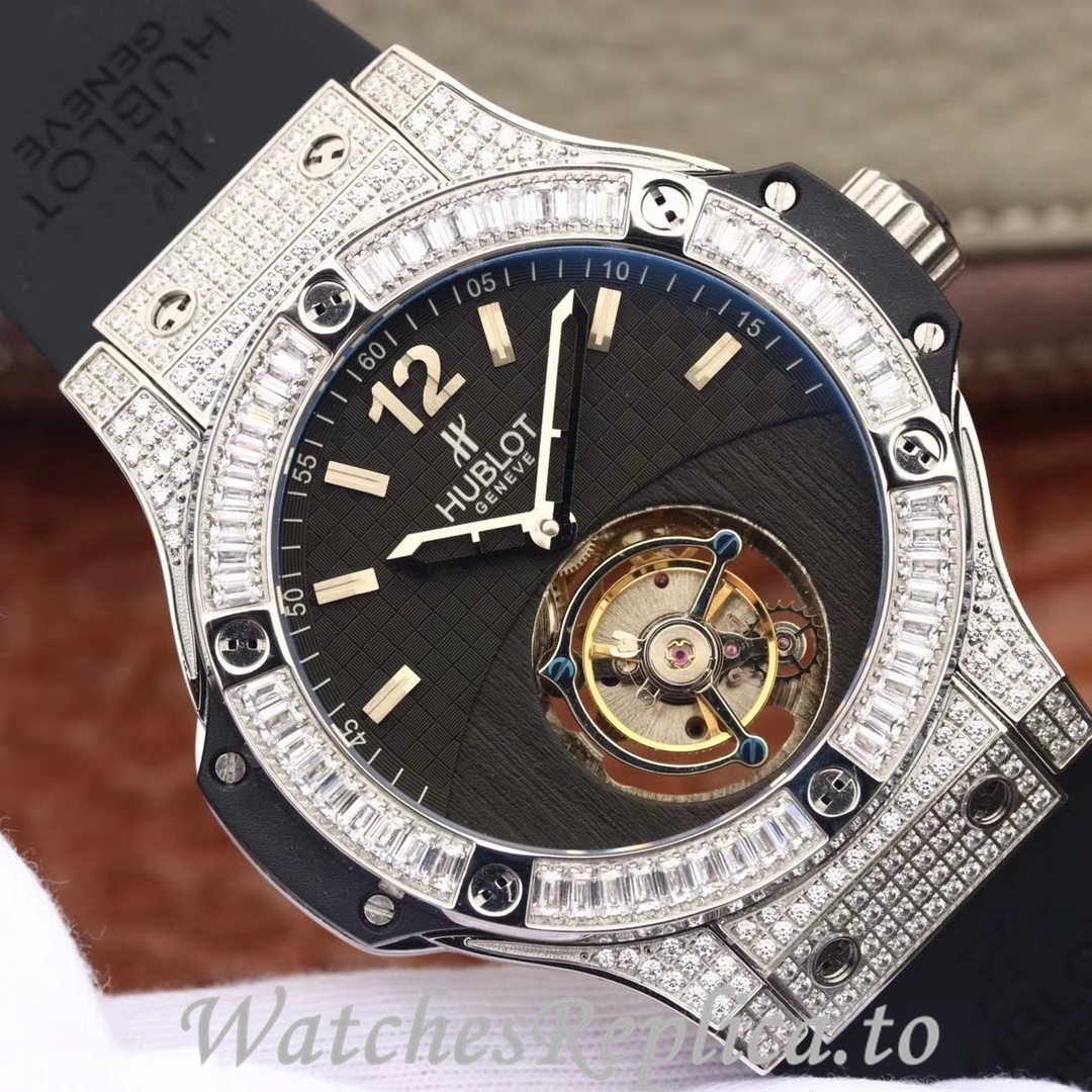 Hublot Replica Big Bang Rubber strap 44MM - WatchesReplica.is