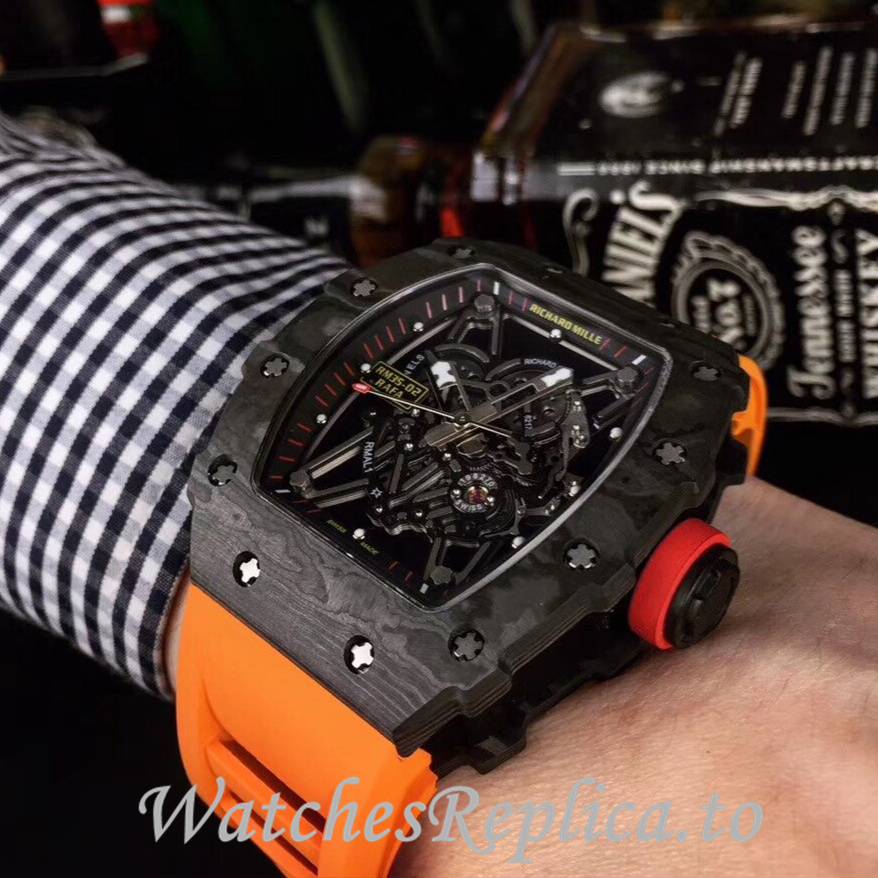 Richard Mille Replica RM35-02 Rubber strap 50MM - WatchesReplica.is