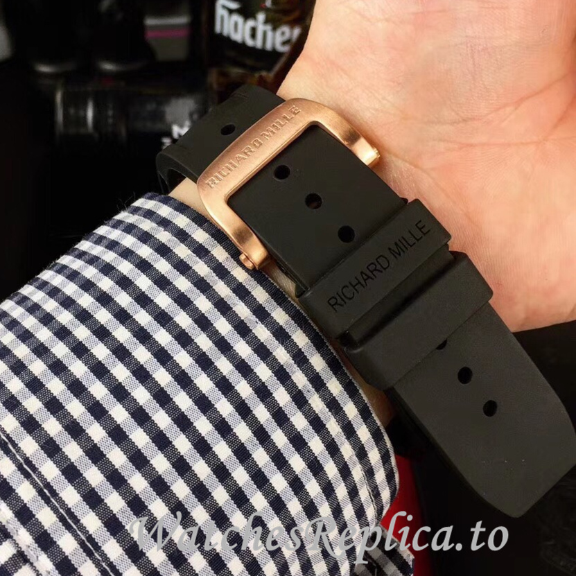 Richard Mille Replica RM052 Rubber strap 50MM - WatchesReplica.is