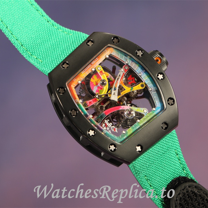 Richard Mille Replica RM68-01 Canvas strap 51MM - WatchesReplica.is