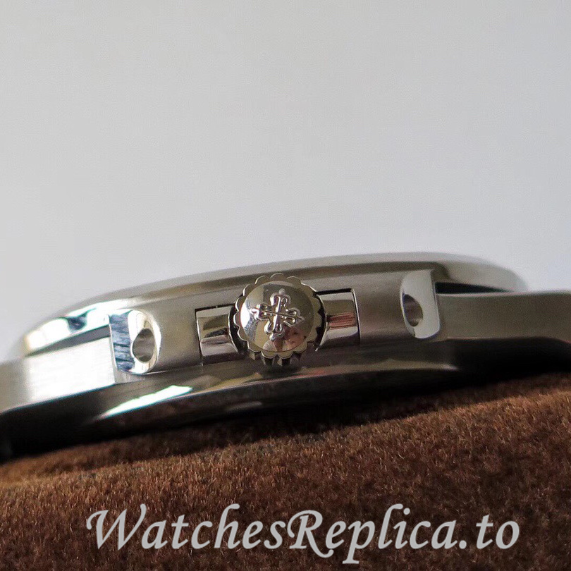 Patek Philippe Replica Nautilus Stainless steel strap 40MM - WatchesReplica.is