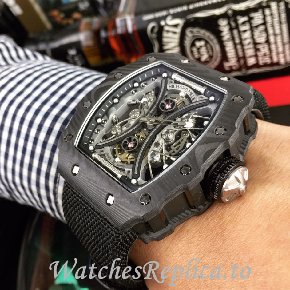 Richard Mille Replica RM53-01 Canvas strap 50MM - WatchesReplica.is