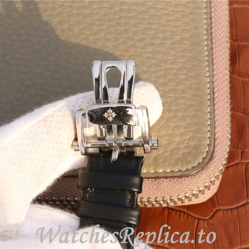 Patek Philippe Replica Nautilus 5712 Leather strap 40MM - WatchesReplica.is