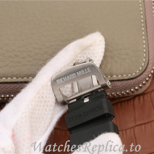 Richard Mille Replica RM018 Rubber strap 48MM - WatchesReplica.is